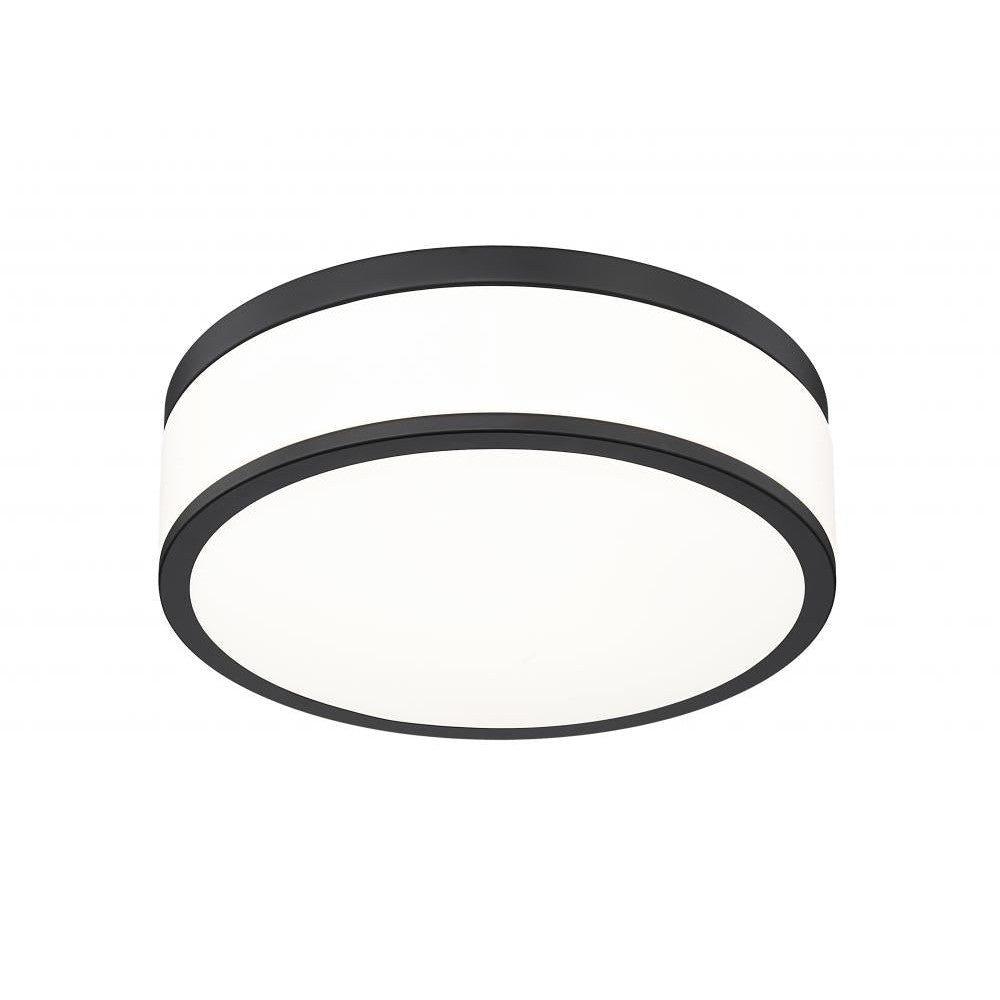 Z-Lite Lighting 1012F12-MB-LED Flush Mount - Black