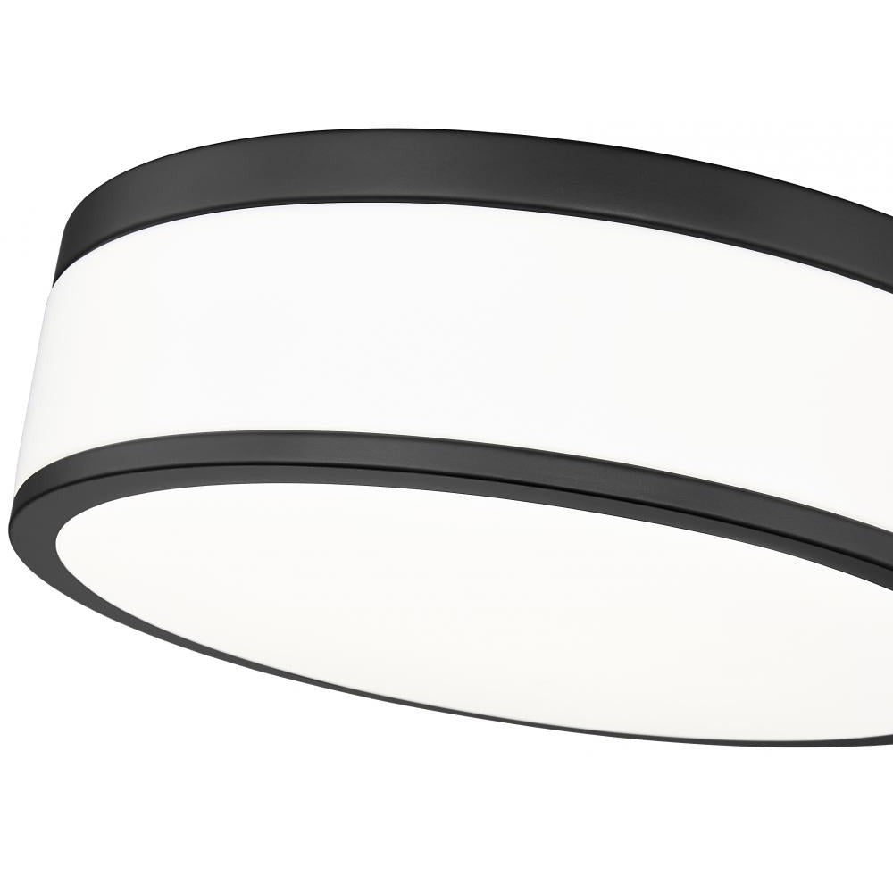 Z-Lite Lighting 1012F12-MB-LED Flush Mount - Black