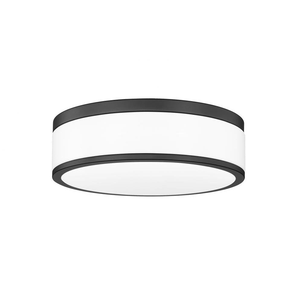 Z-Lite Lighting 1012F12-MB-LED Flush Mount - Black