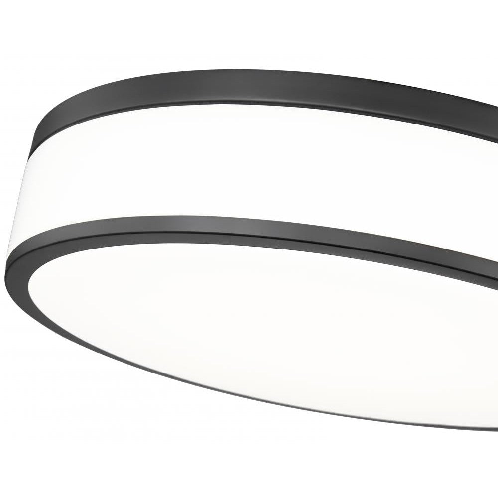 Z-Lite Lighting 1012F16-MB-LED Flush Mount - Black