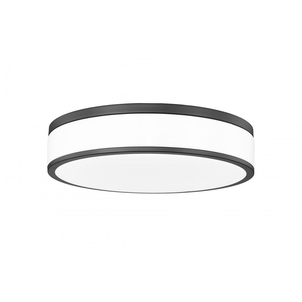 Z-Lite Lighting 1012F16-MB-LED Flush Mount - Black