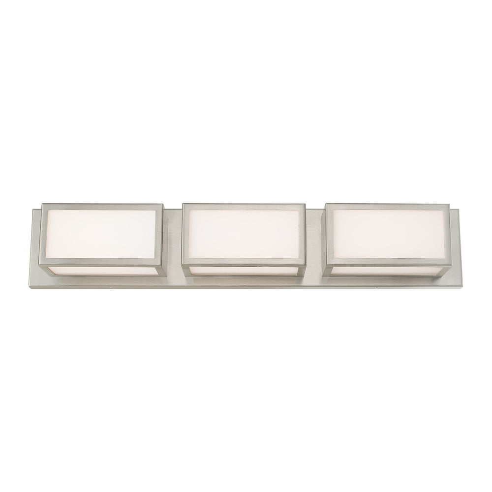 Livex Lighting SUTTER 10133-91 Bathroom Fixture Contemporary - Brushed Nickel