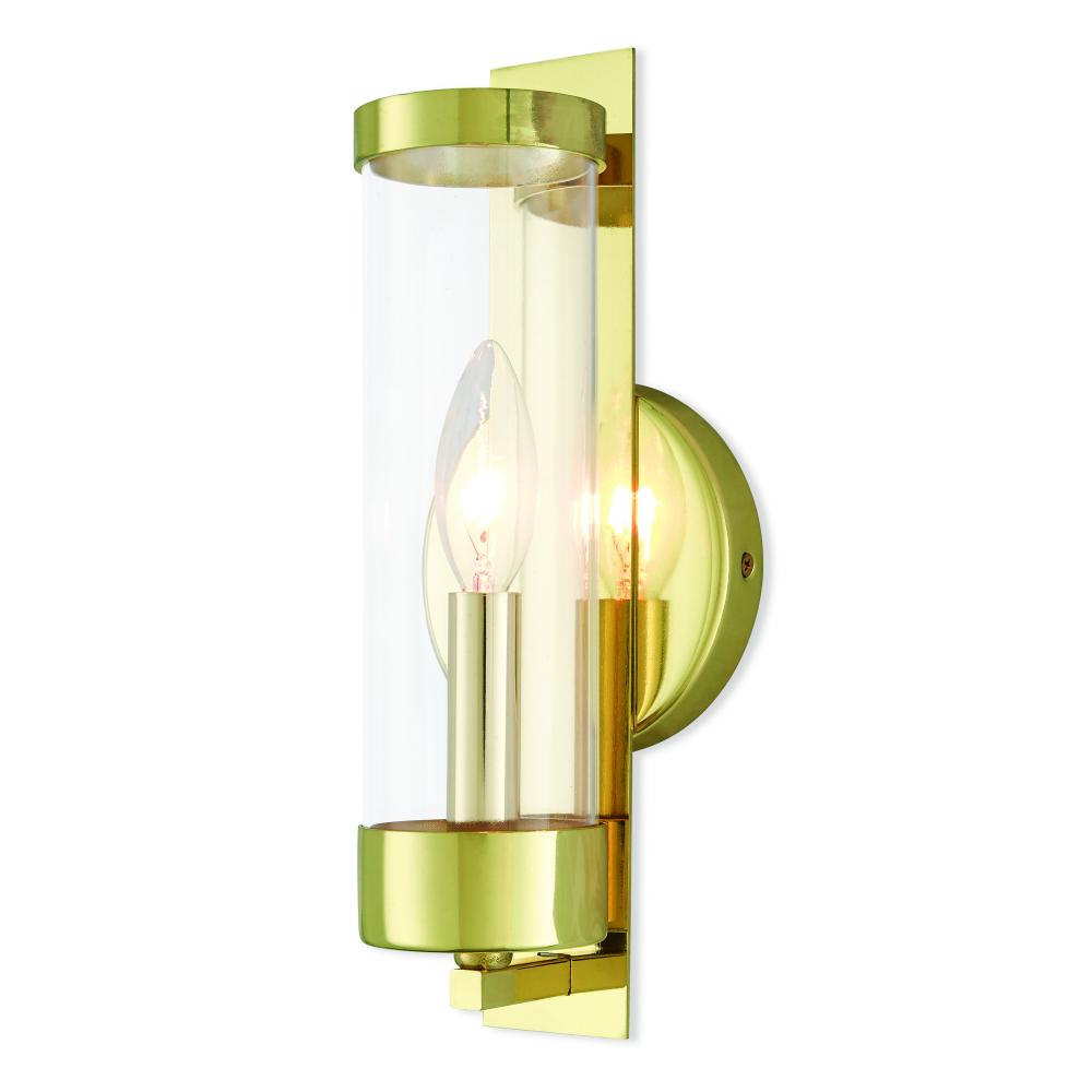 Livex Lighting CASTLETON 10141-02 Sconce Traditional - Polished Brass