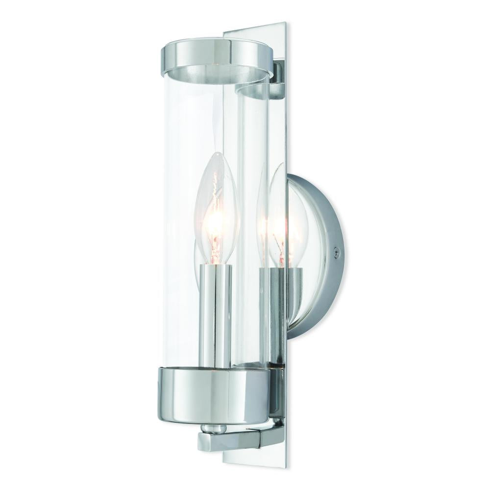 Livex Lighting CASTLETON 10141-05 Sconce Traditional - Polished Chrome