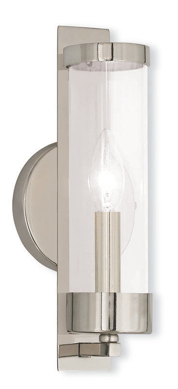 Livex Lighting CASTLETON 10141-35 Sconce Transitional - Polished Nickel