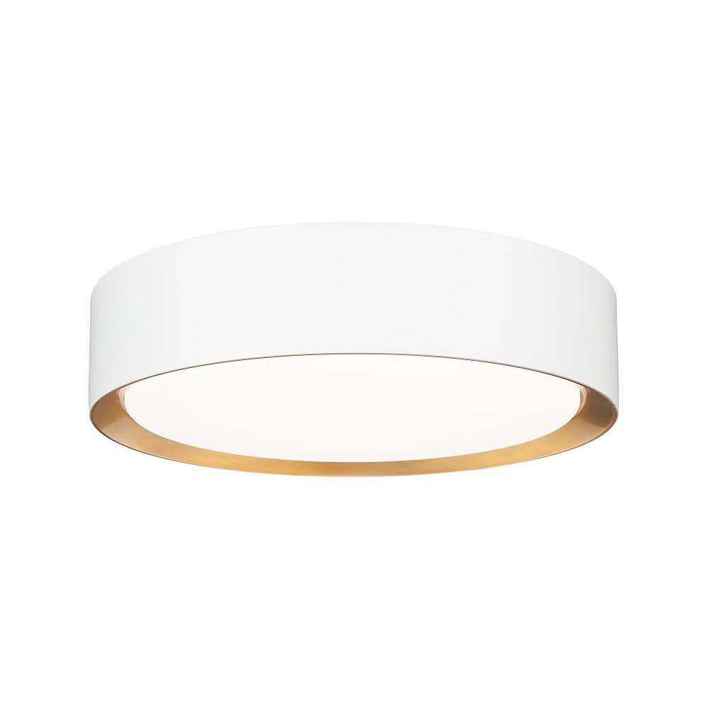 1 Light Flush Mount Light-Frosted
