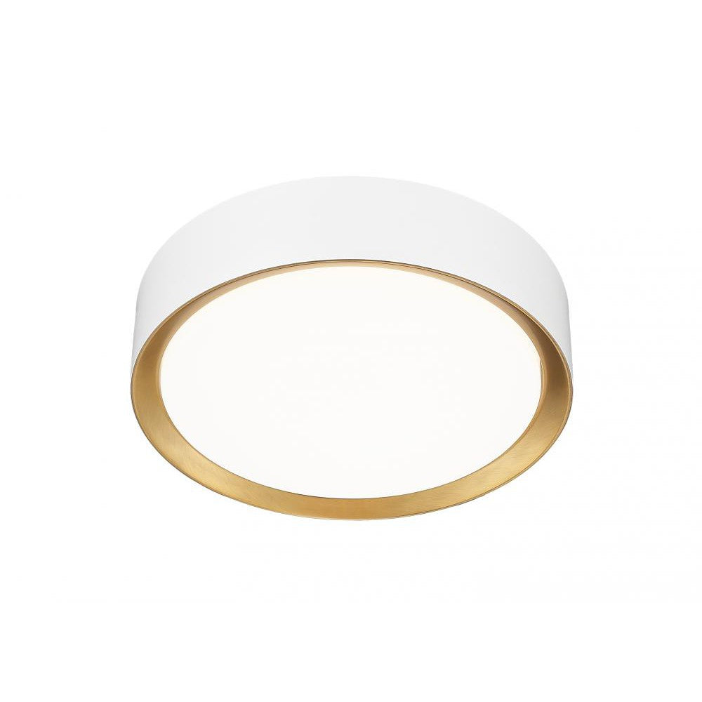 Z-Lite Lighting 1014F12-MW-MGLD-LED Flush Mount - Gold