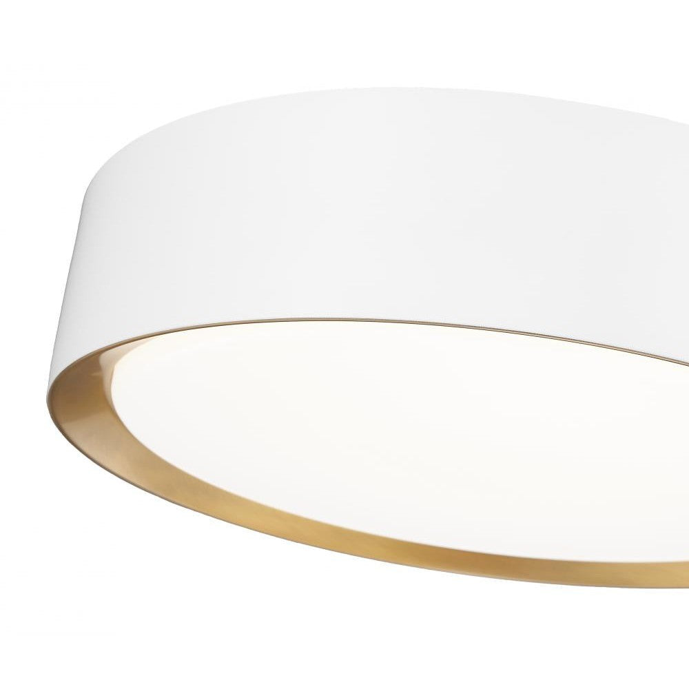 Z-Lite Lighting 1014F12-MW-MGLD-LED Flush Mount - Gold