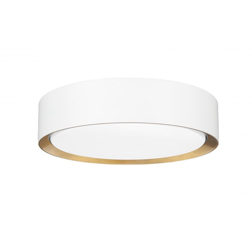 Z-Lite Lighting 1014F12-MW-MGLD-LED Flush Mount - Gold