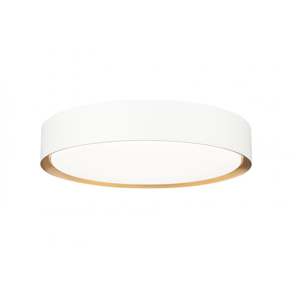 1 Light Flush Mount Light-Frosted