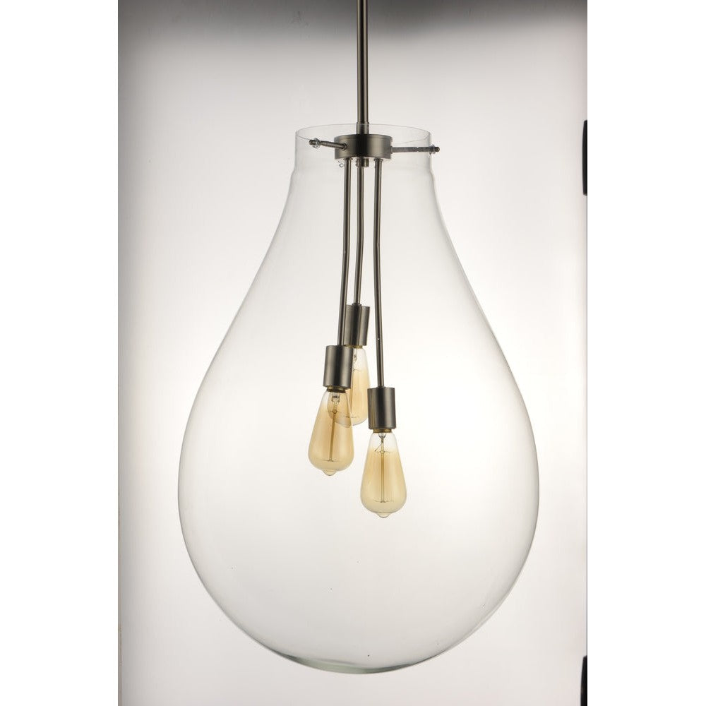 Maxim Lighting GOURD 10166CLSN Pendant Nautical - Nickel