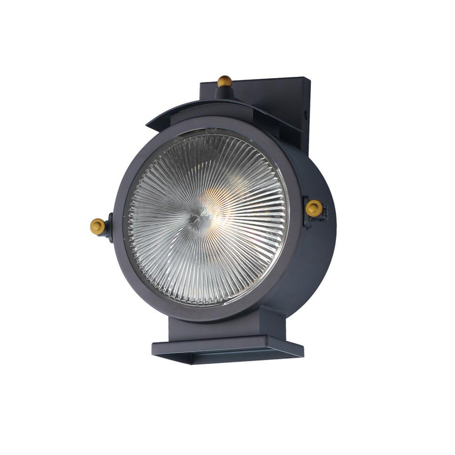 11 Inch Outdoor Wall Sconce – Oil Rubbed Bronze / Antique Brass