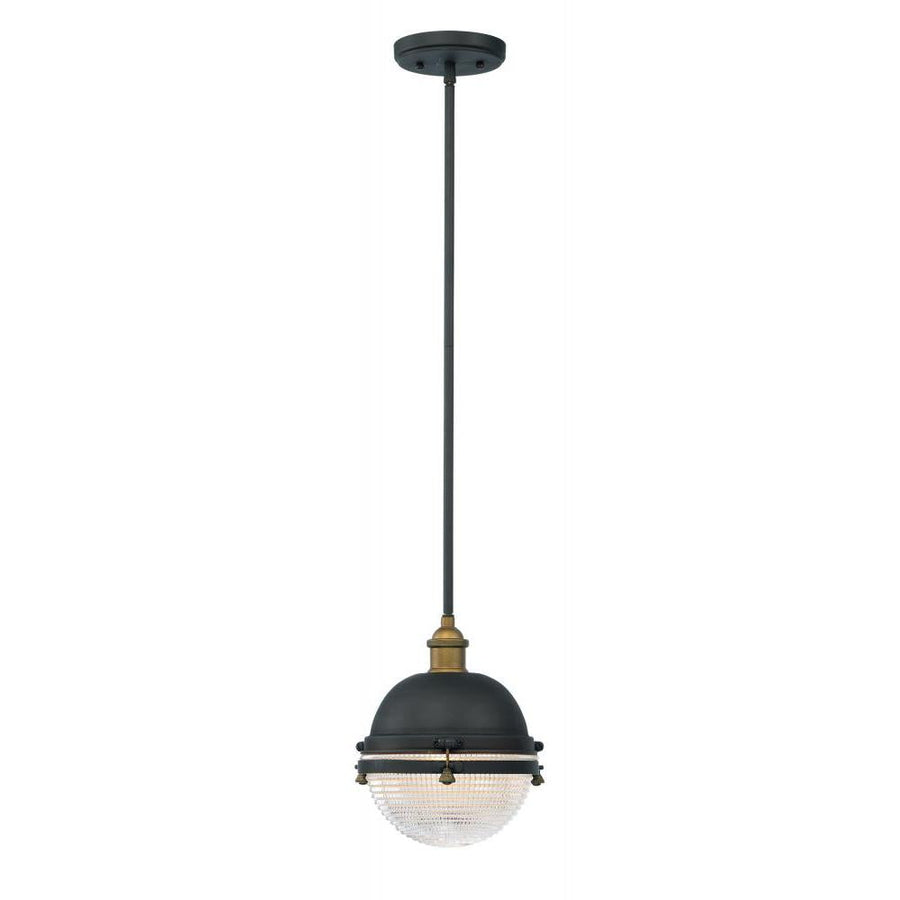 Outdoor 10 Inch Pendant – Oil Rubbed Bronze / Antique Brass