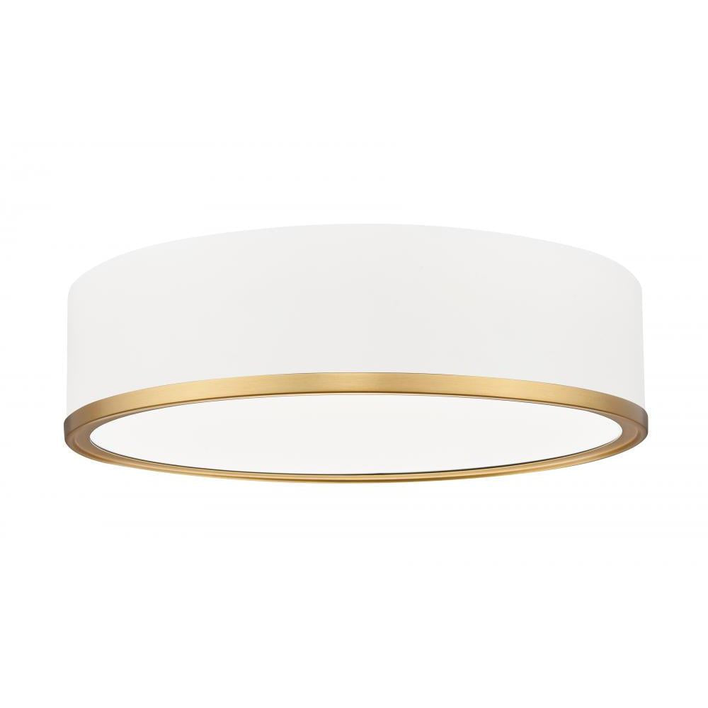 1 Light Flush Mount Light-Frosted