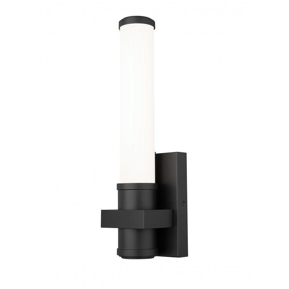1 Light Wall Sconce-White Opal