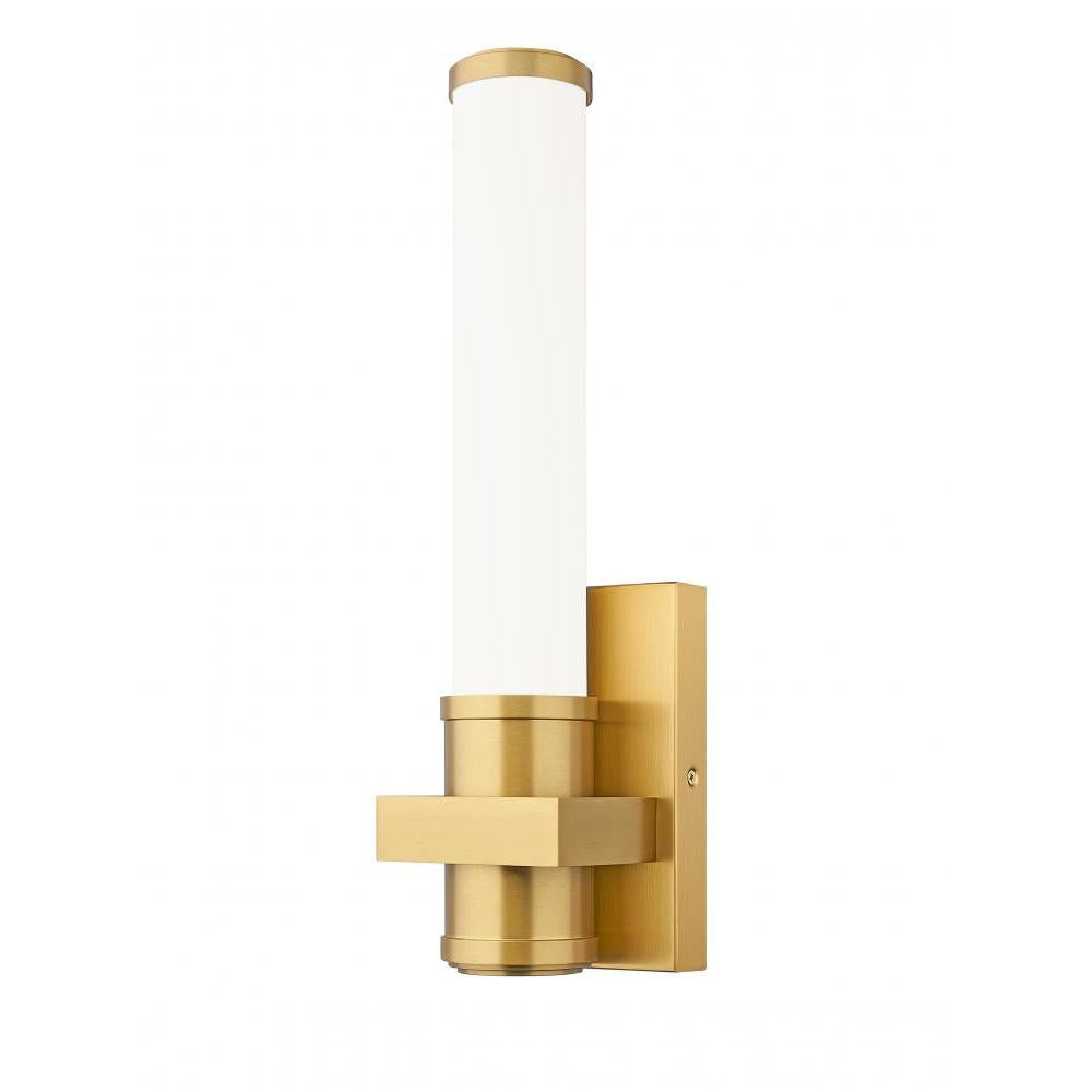 1 Light Wall Sconce-White Opal