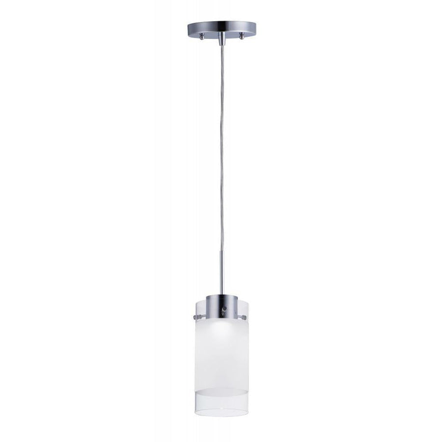 Maxim Lighting 10192CLFTPC Scope 4.5 Inch Semi Flush Mount Light – Polished Chrome