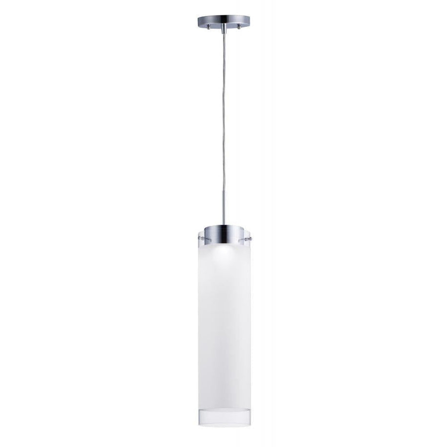 Maxim Lighting 10196CLFTPC Scope 6 Inch Semi Flush Mount Light – Polished Chrome