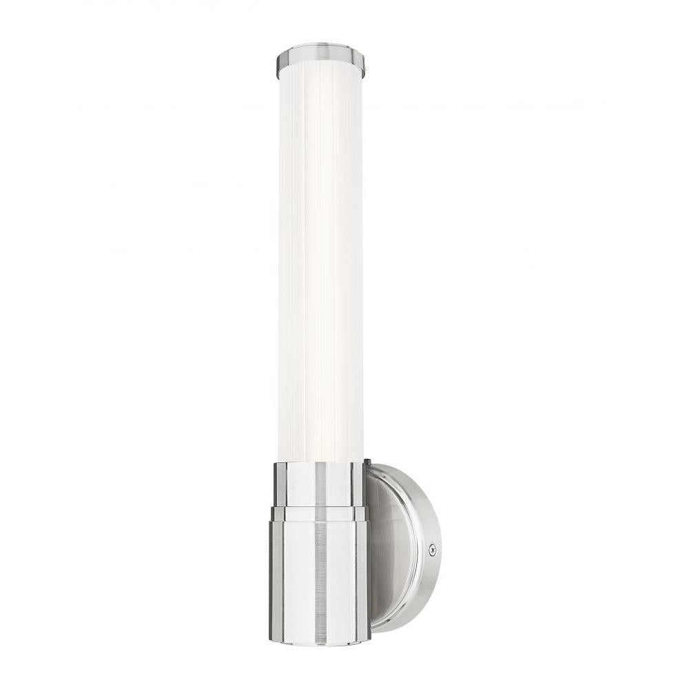 1 Light Wall Sconce-White Opal