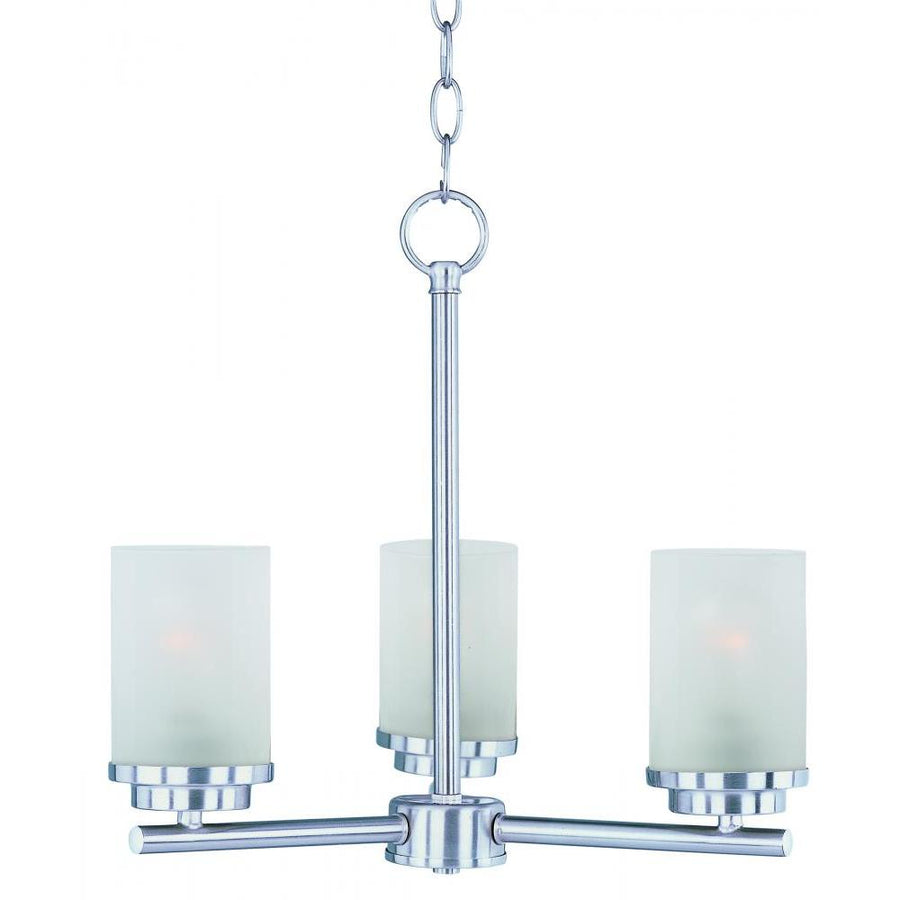 Maxim Lighting 10203FTSN Corona 16.5 Inch Semi Flush Mount Light – Satin Nickel