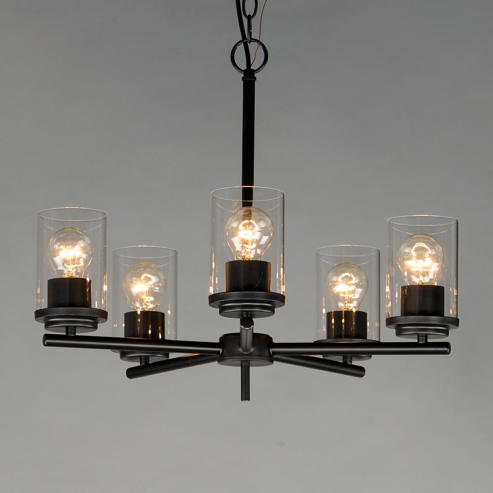 Maxim Lighting CORONA 10205CLBK Chandelier Contemporary - Black