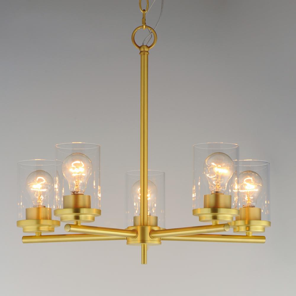 Maxim Lighting CORONA 10205CLSBR Chandelier Contemporary - Brass