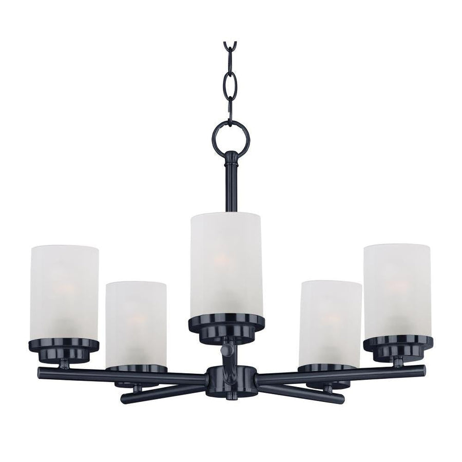 Corona 22 Inch Semi Flush Mount Light – Black