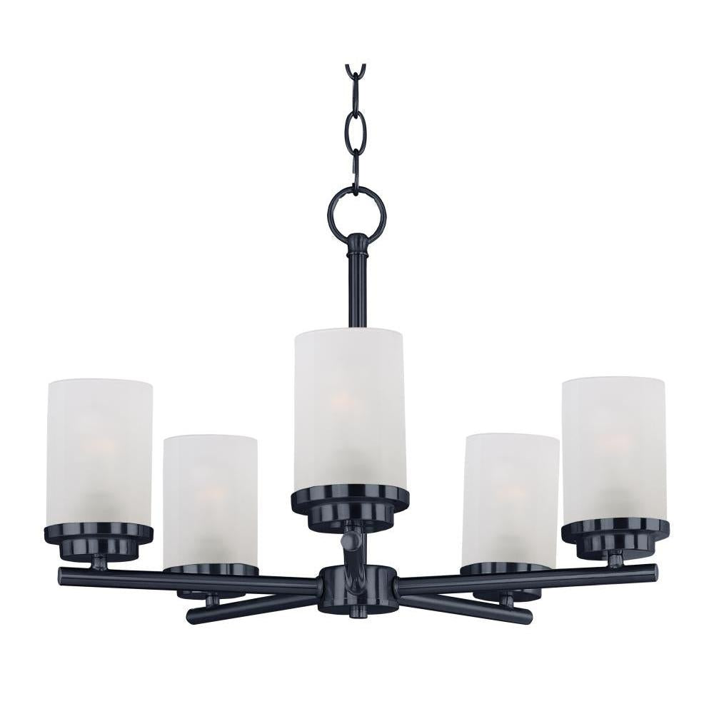 Corona 22 Inch Semi Flush Mount Light – Black
