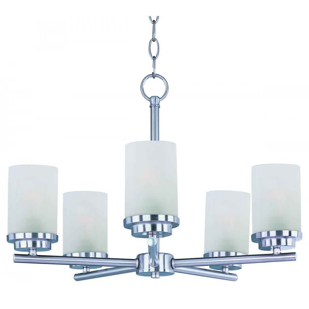 Corona 22 Inch Semi Flush Mount Light – Satin Nickel