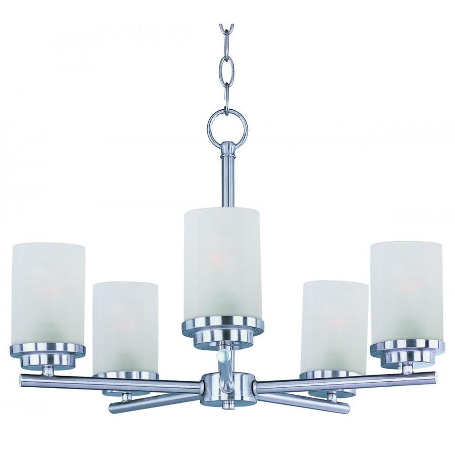Corona 22 Inch Semi Flush Mount Light – Satin Nickel