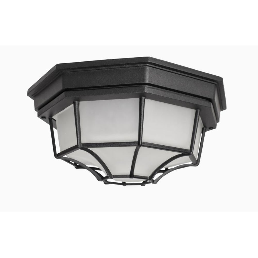 Maxim Lighting 1020BK Crown Hill 10.75 Inch Flush Mount Light – Black