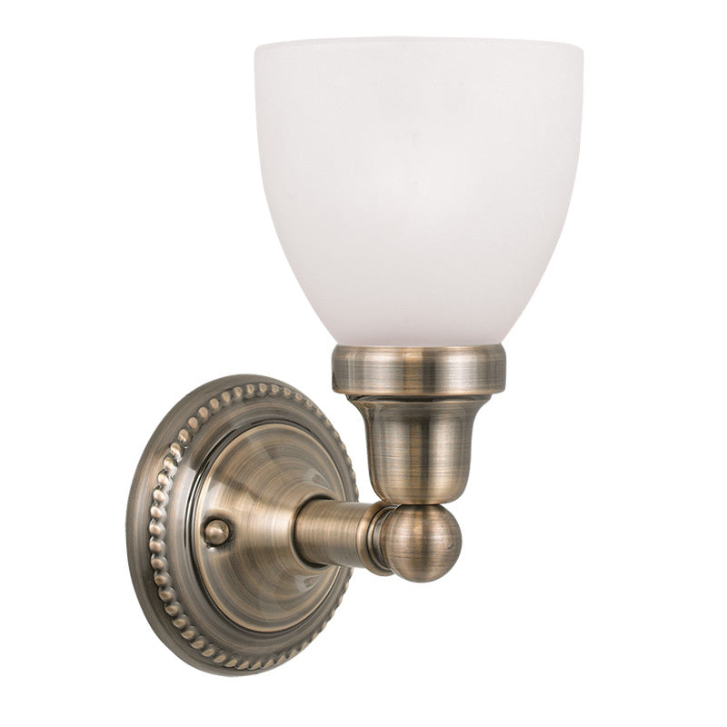 Livex Lighting CLASSIC 1021-01 Bathroom Fixture Contemporary - Antique Brass