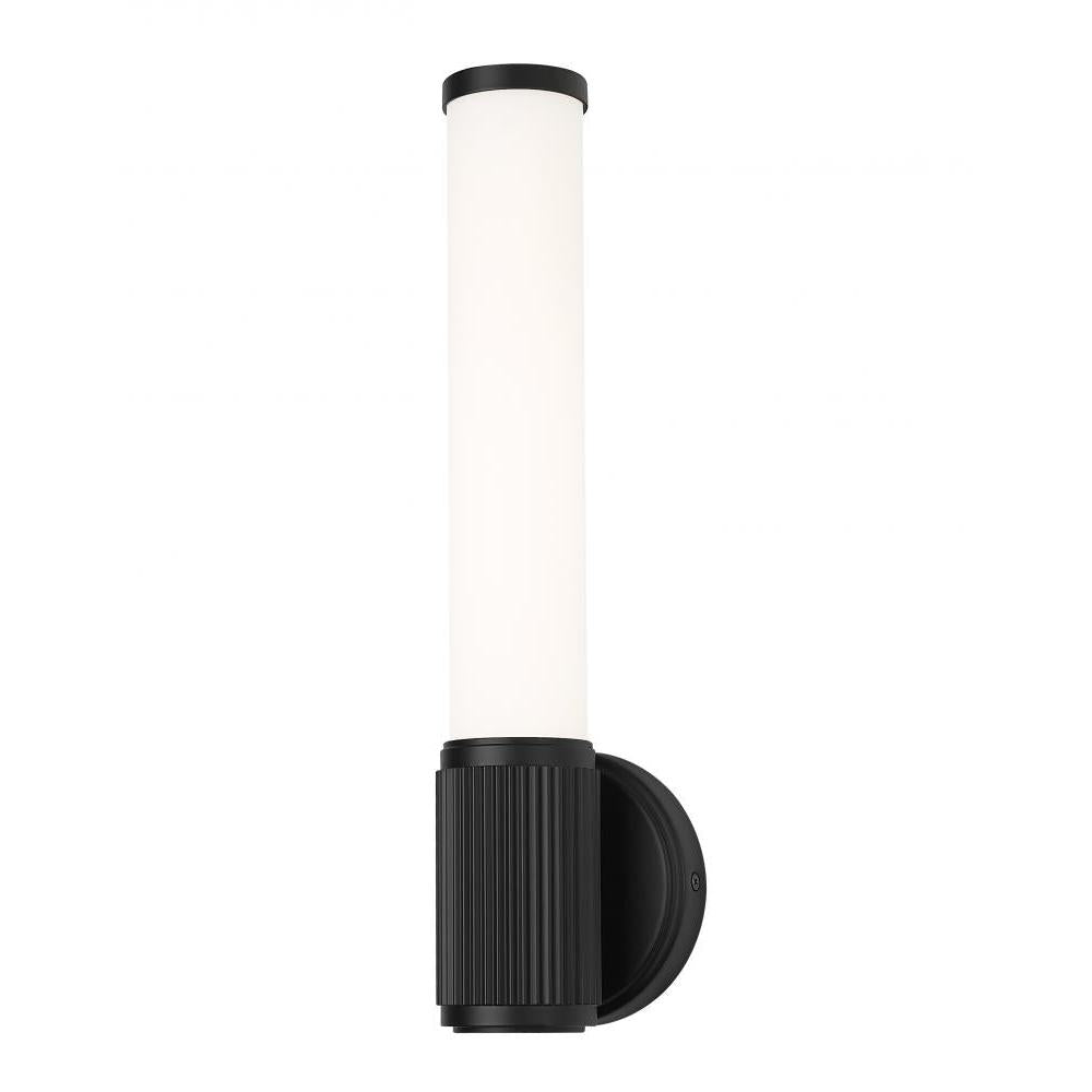 1 Light Wall Sconce-White Opal