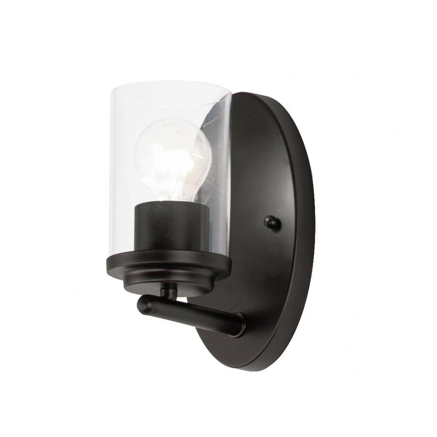 Maxim Lighting 10211CLBK Corona 4.5 Inch Bathroom Vanity - Black