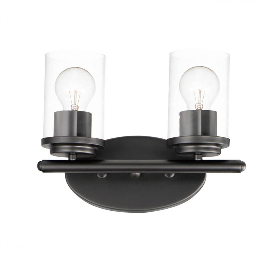 Maxim Lighting CORONA 10212CLBK Bathroom Fixture Contemporary - Black