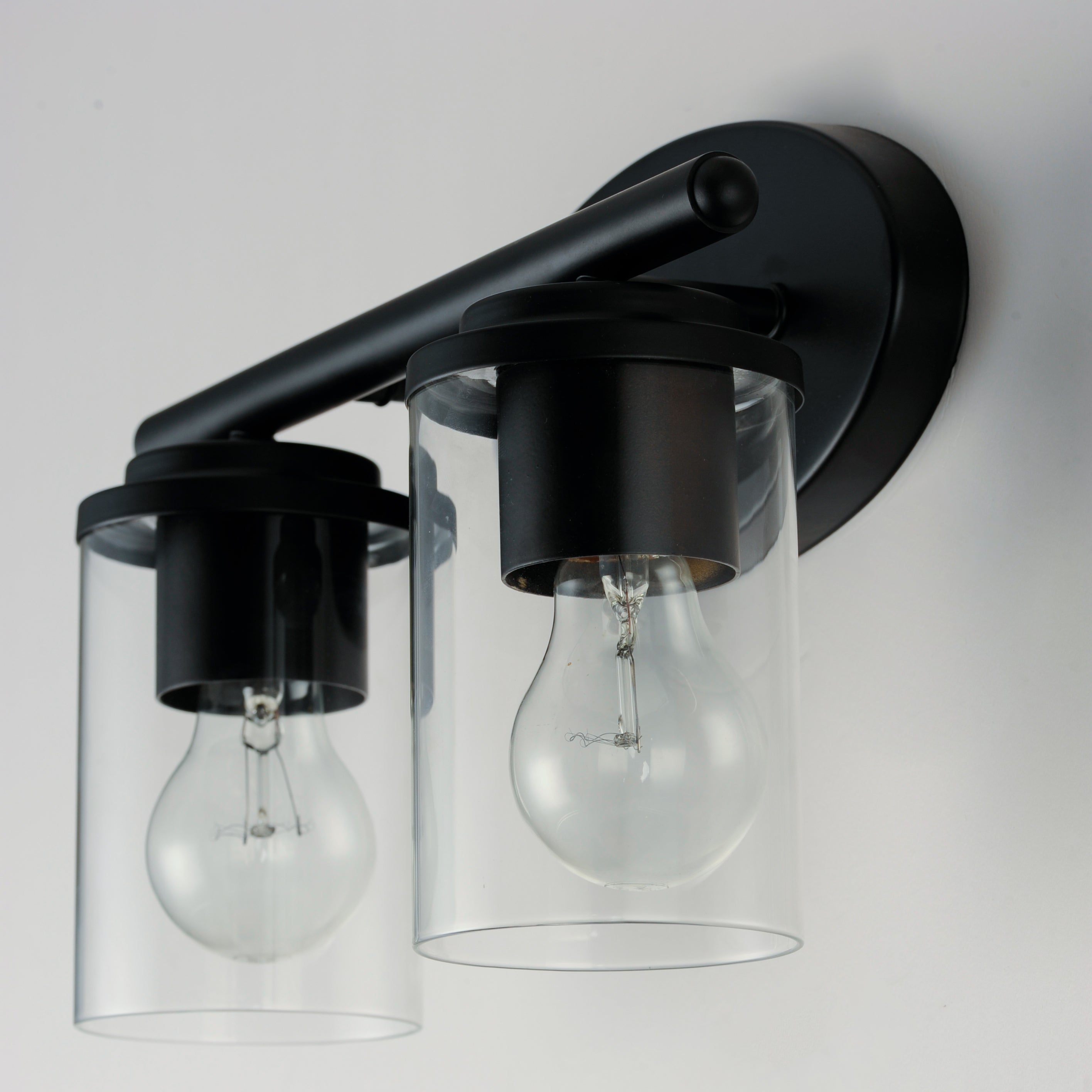 12 Inch Bathroom Vanity Light – Black