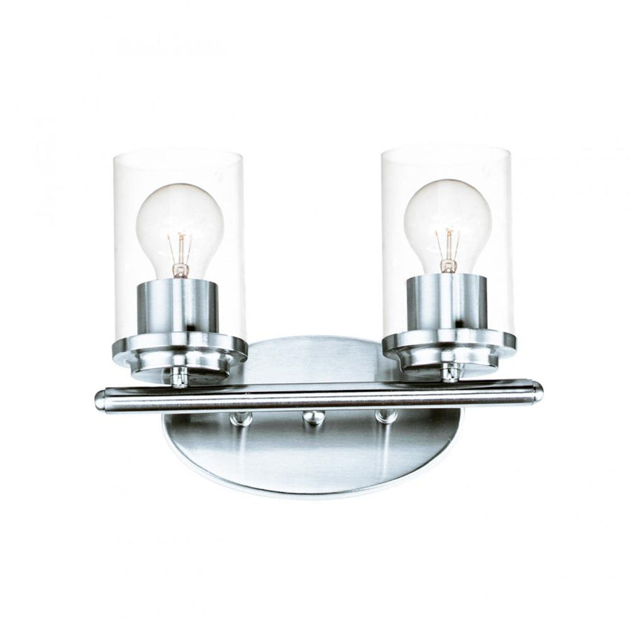Maxim Lighting 10212CLPC 12 Inch 12 Bathroom Vanity - 12 Inch Bathroom Vanity Light – Polished Chrome