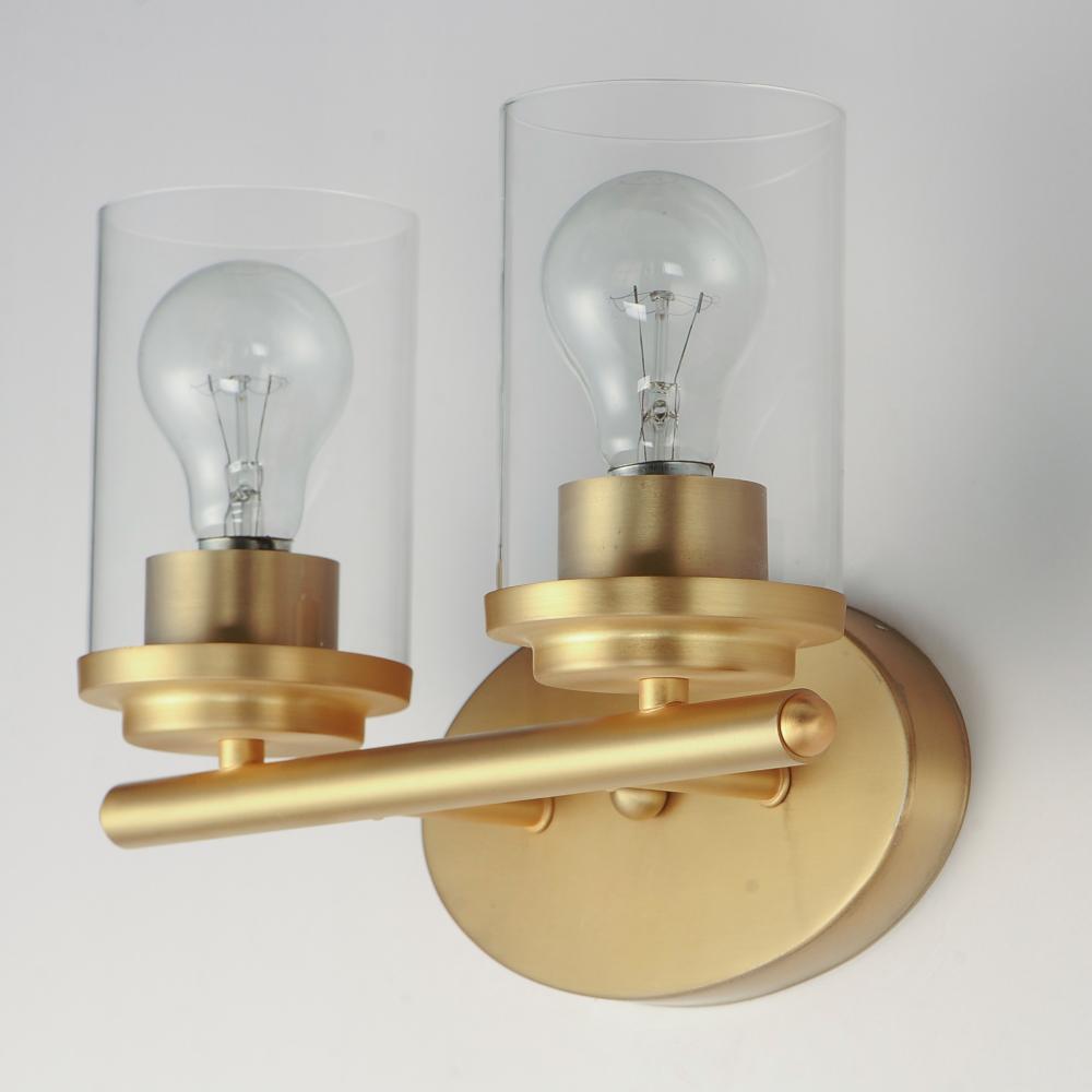 Maxim Lighting CORONA 10212CLSBR Bathroom Fixture Contemporary - Brass