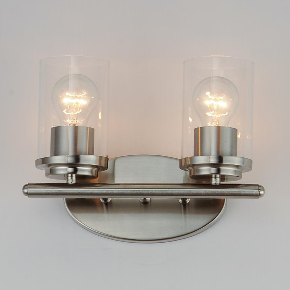 Maxim Lighting CORONA 10212CLSN Bathroom Fixture Contemporary - Nickel