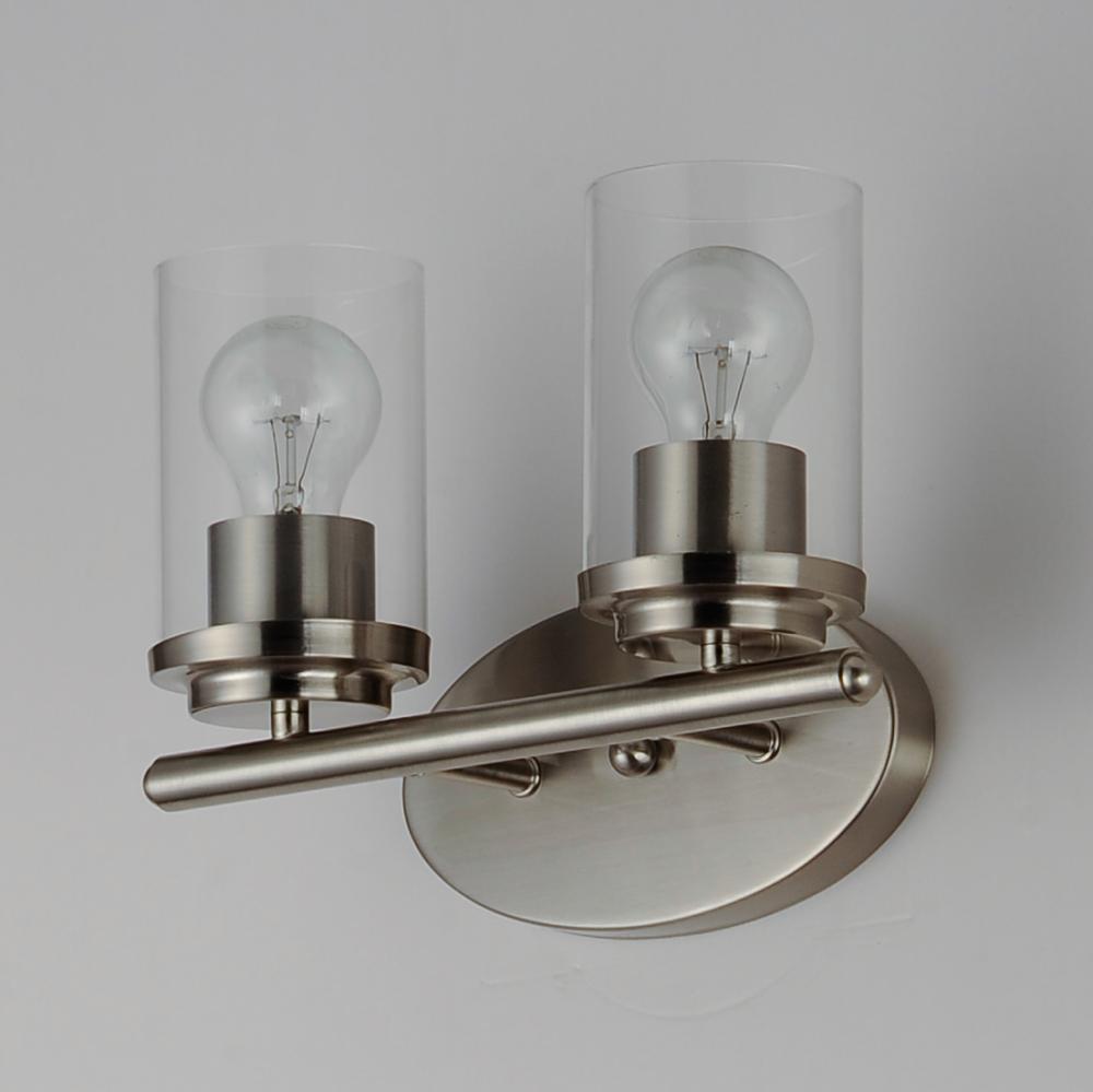 Maxim Lighting CORONA 10212CLSN Bathroom Fixture Contemporary - Nickel