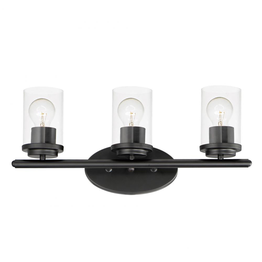 Maxim Lighting CORONA 10213CLBK Bathroom Fixture Contemporary - Black