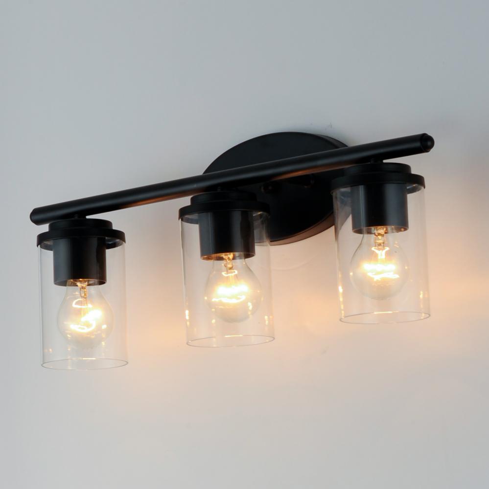 Maxim Lighting CORONA 10213CLBK Bathroom Fixture Contemporary - Black