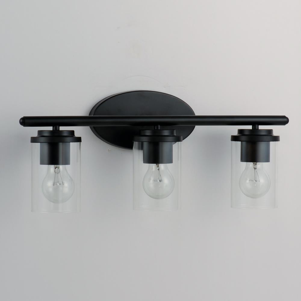 Maxim Lighting CORONA 10213CLBK Bathroom Fixture Contemporary - Black