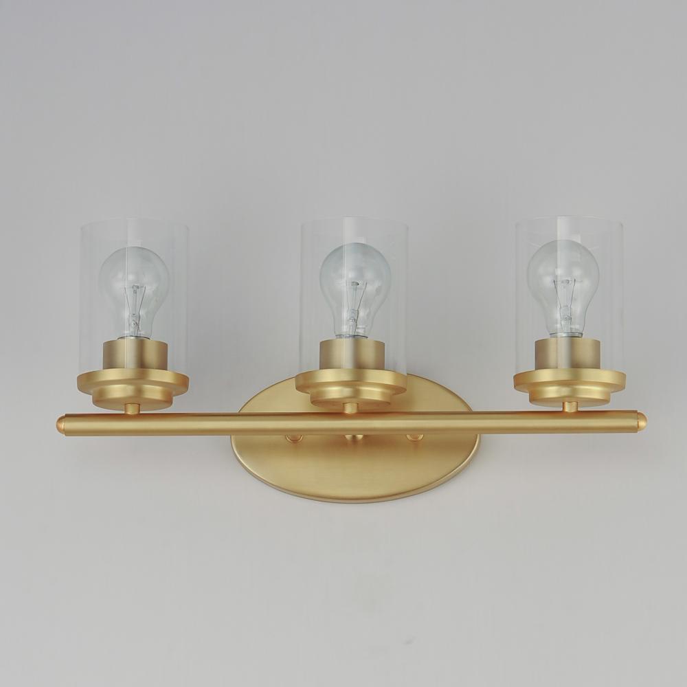 Maxim Lighting CORONA 10213CLSBR Bathroom Fixture Contemporary - Brass