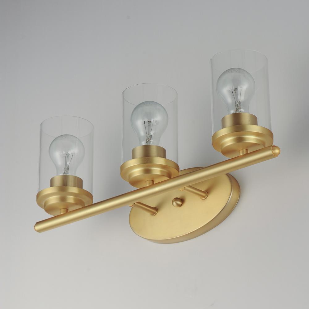 Maxim Lighting CORONA 10213CLSBR Bathroom Fixture Contemporary - Brass