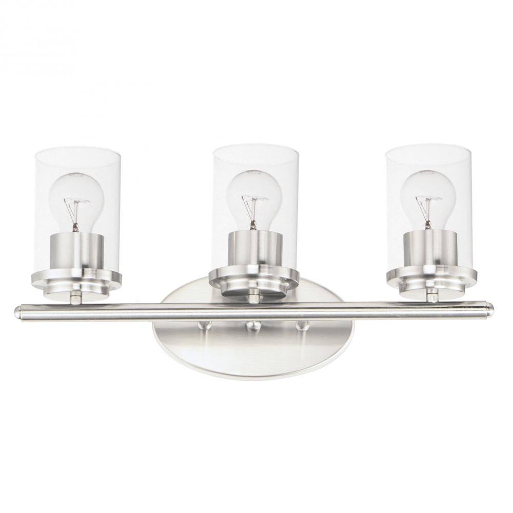 Maxim Lighting CORONA 10213CLSN Bathroom Fixture Contemporary - Nickel