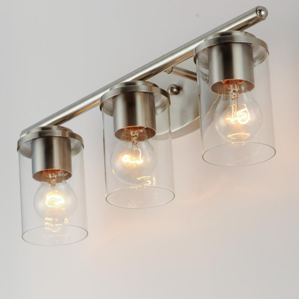 Maxim Lighting CORONA 10213CLSN Bathroom Fixture Contemporary - Nickel