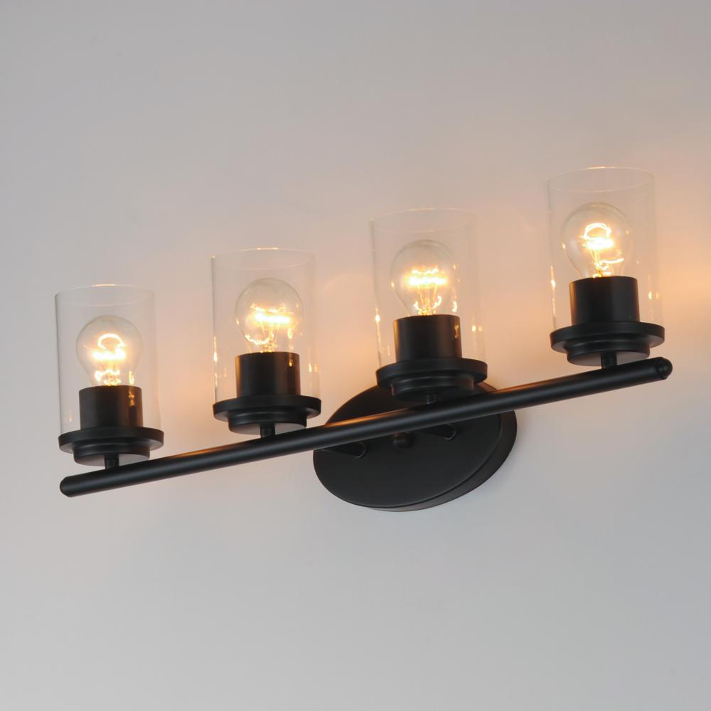 Maxim Lighting CORONA 10214CLBK Bathroom Fixture Contemporary - Black