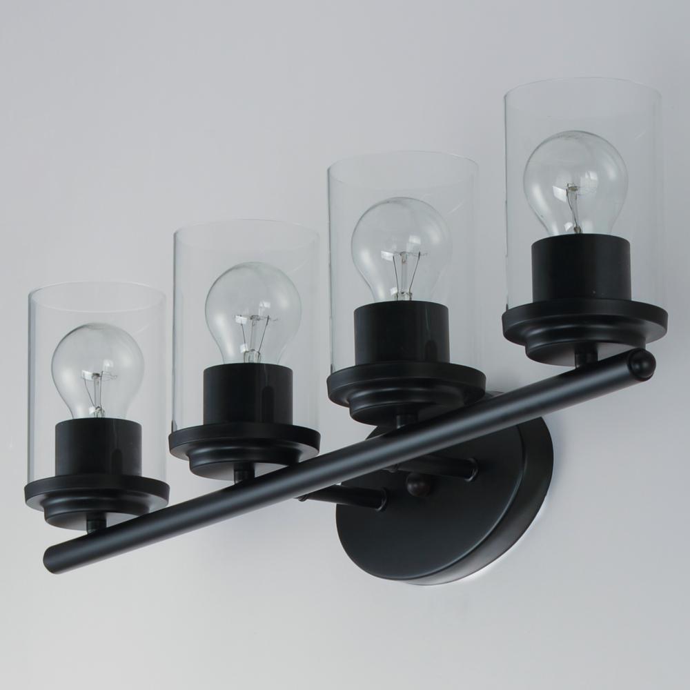 Maxim Lighting CORONA 10214CLBK Bathroom Fixture Contemporary - Black