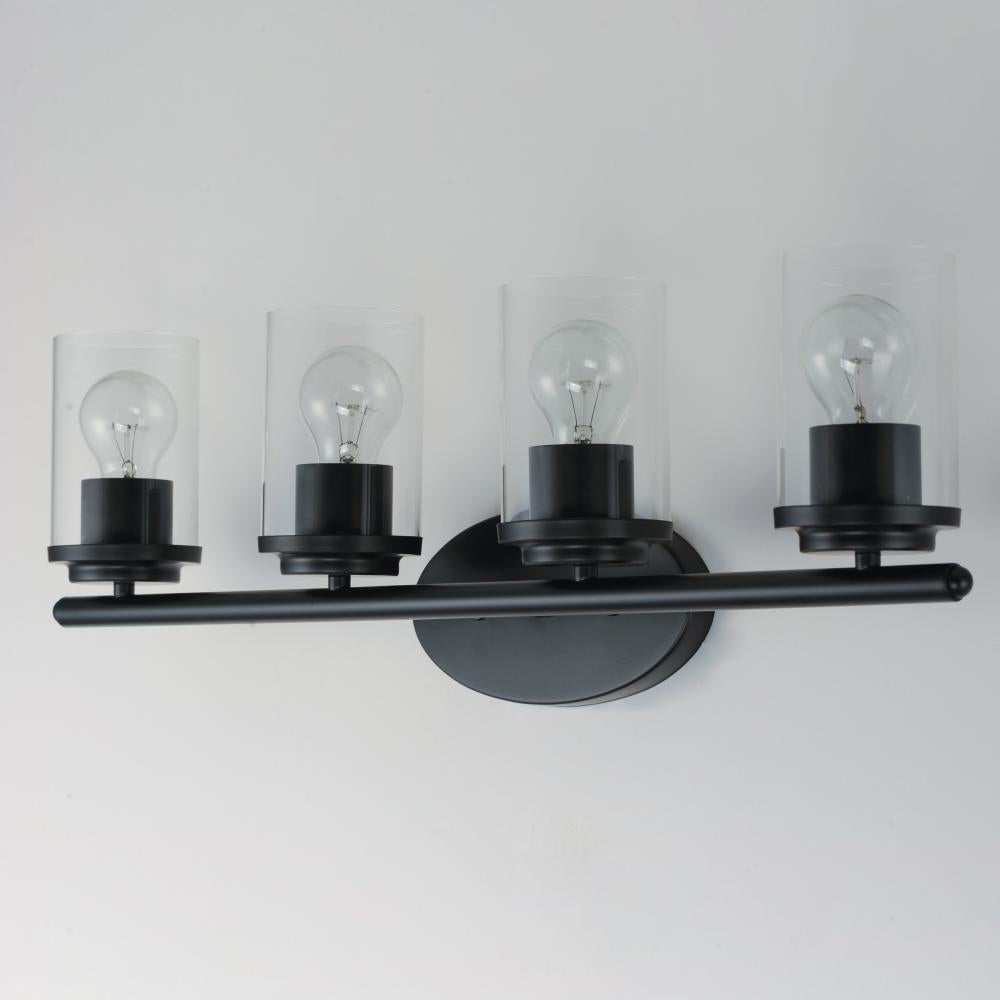 Maxim Lighting CORONA 10214CLBK Bathroom Fixture Contemporary - Black